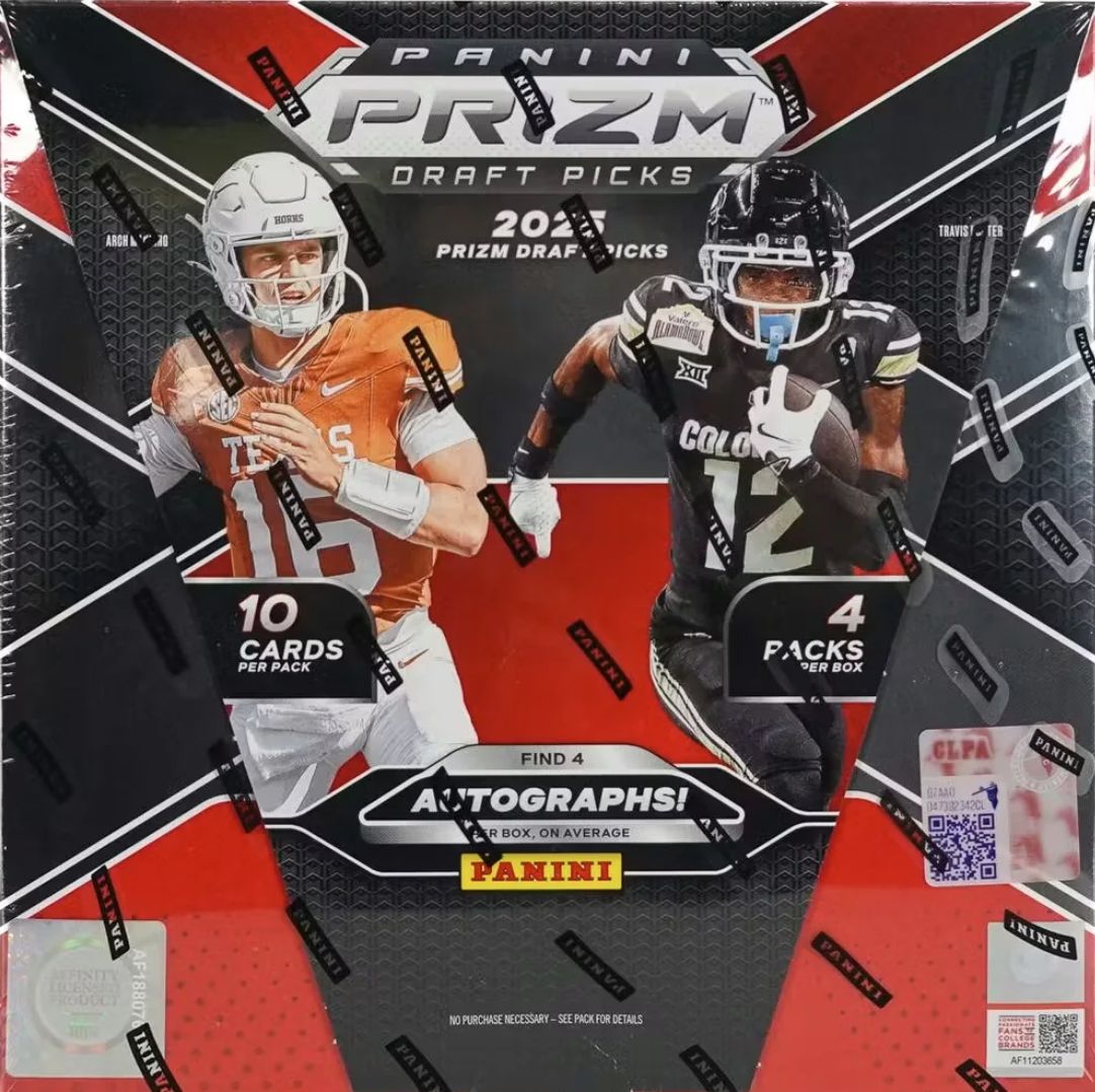 2025 Panini Prizm Draft Picks Collegiate Football Hobby Box