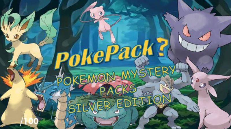 PokePack - Pokemon Mystery Packs Inaugural Silver Edition