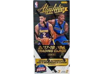 2017-18 Panini Absolute Basketball Hobby Box 2017-18 Panini Absolute Basketball Hobby Box