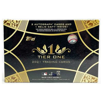 2021 Topps Tier One Baseball Hobby Box

