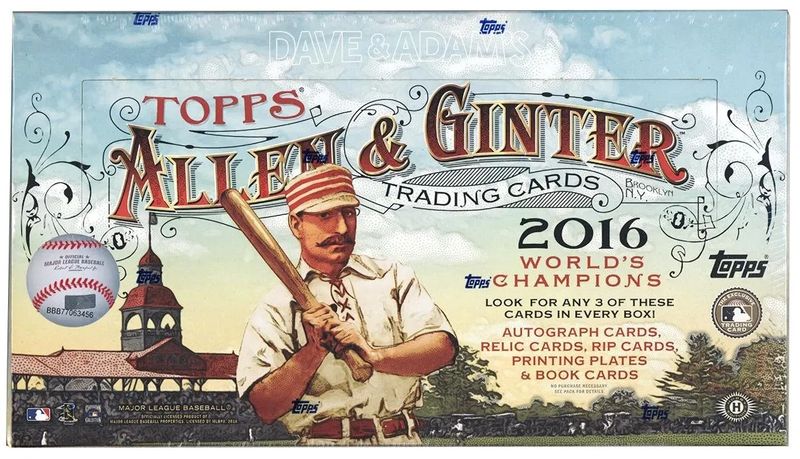 2016 Topps Allen &amp; Ginter Baseball Hobby Box

