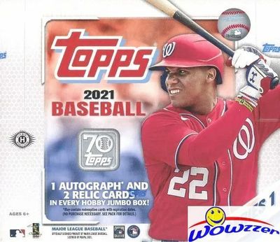 2021 Topps Series One Baseball Hobby Jumbo Box

