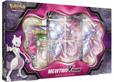 Pokemon Sword and Shield Mewtwo V-Union Special Collection Box