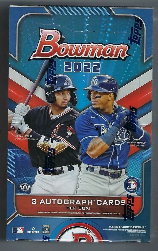 2022 Bowman Baseball Jumbo Hobby Box

