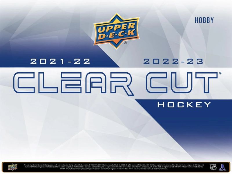 2022-23 Upper Deck Clear Cut Hobby Hobby Box

