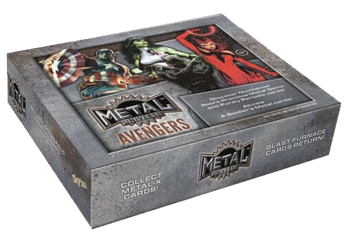 Marvel Metal Avengers Trading Cards Hobby Box | Upper Deck 2024