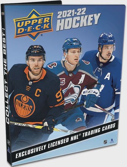 2021-22 Upper Deck Series One Hockey Starter Kit Binder