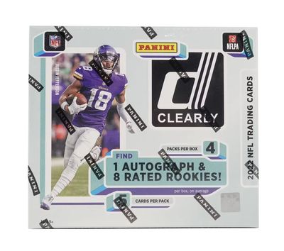 2022-23 Panini Donruss Clearly Football Hobby Box

