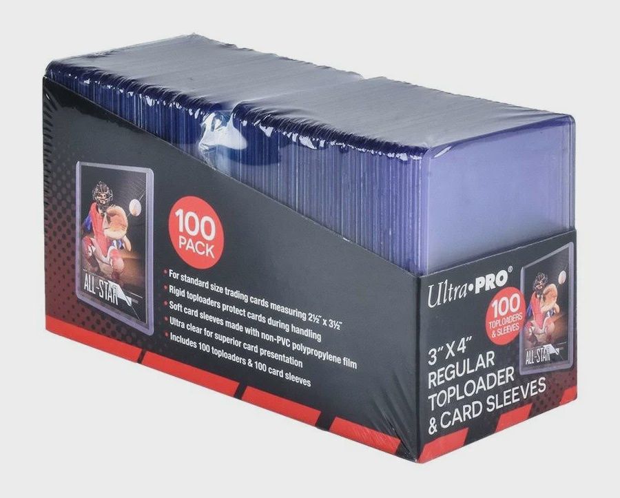 Ultra Pro Toploaders with Sleeves [35pt] 100 Count Box