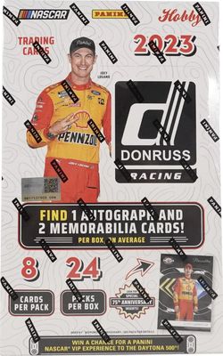 2023 NASCAR Panini Donruss Hobby Box 2023 NASCAR Panini Donruss Hobby Box