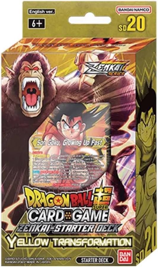 Dragon Ball Super Zenkai Starter Deck SD-20 [Yellow Transformation]