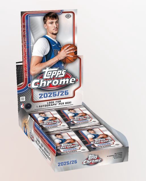 2025-26 Topps Chrome Basketball Hobby Box
