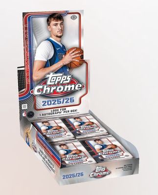2025-26 Topps Chrome Basketball Hobby Box