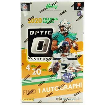 2020 Panini Donruss Optic Football Hobby Box