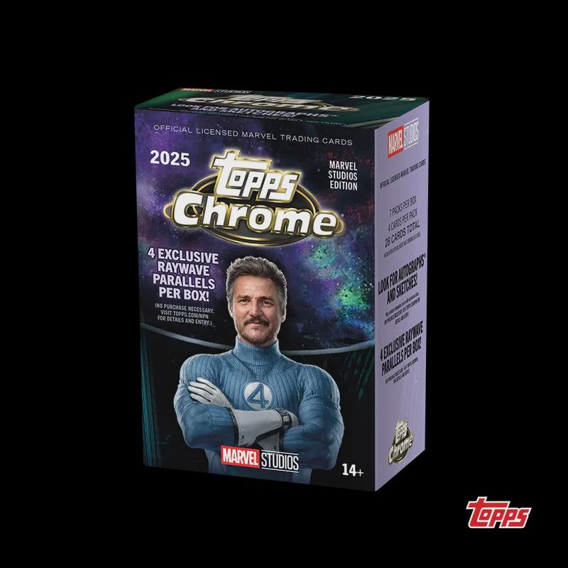 2025 Topps Marvel Studios Chrome Blaster Box