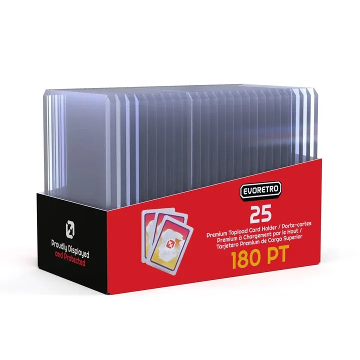 Evoretro 3” x 4” 180 Point Top Loaders (25/pack)
