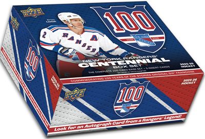 2025-26 Upper Deck New York Rangers Centennial Hockey Box Set