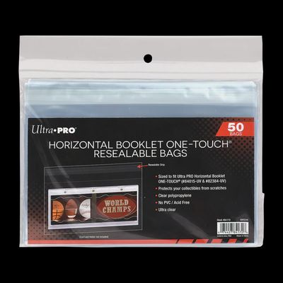 Ultra Pro Horizontal Booklet One-Touch Resealable Bags