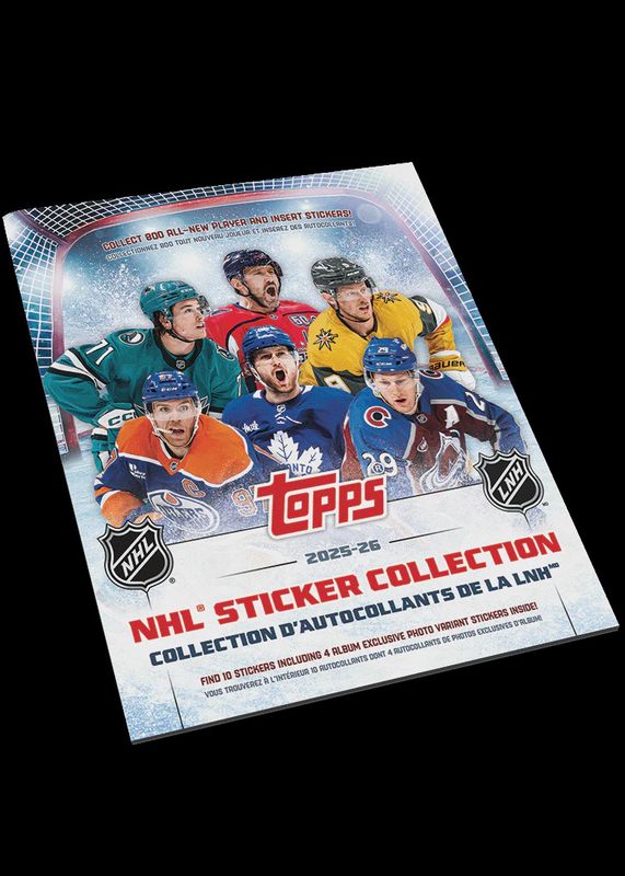 2025-26 Topps Hockey NHL Sticker Collection Pack