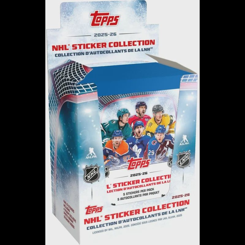 2025-26 Topps Hockey NHL Sticker Collection Box