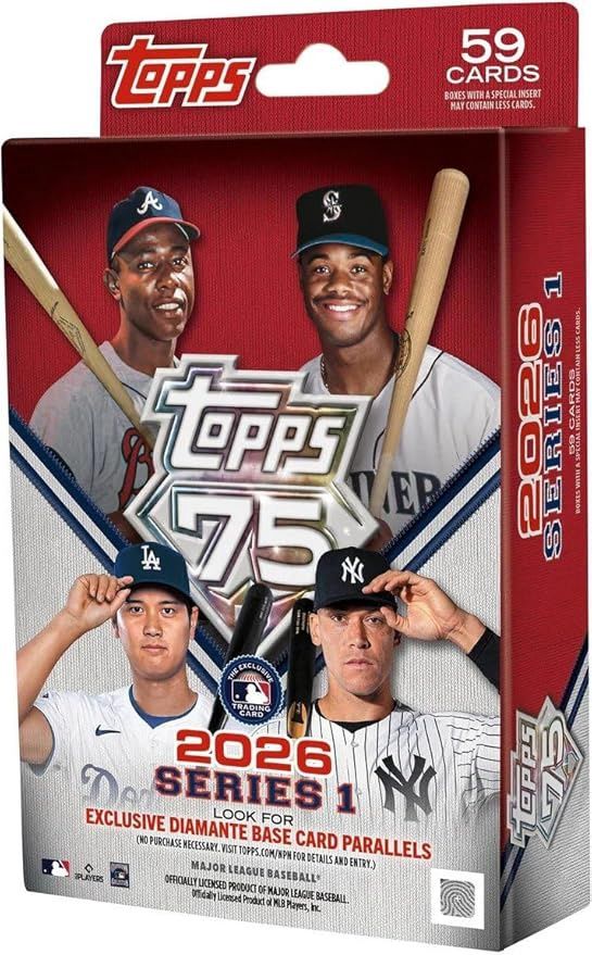 2026 TOPPS SERIES 1 BASEBALL HANGER BOX 2026 TOPPS SERIES 1 BASEBALL HANGER BOX