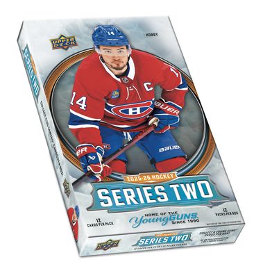 Break #5226 | 12 BOXES [1 CASE] 2025-26 UPPER DECK SERIES 2 HOCKEY ** TEAM RANDOM ** BOUNTY AT $25**
