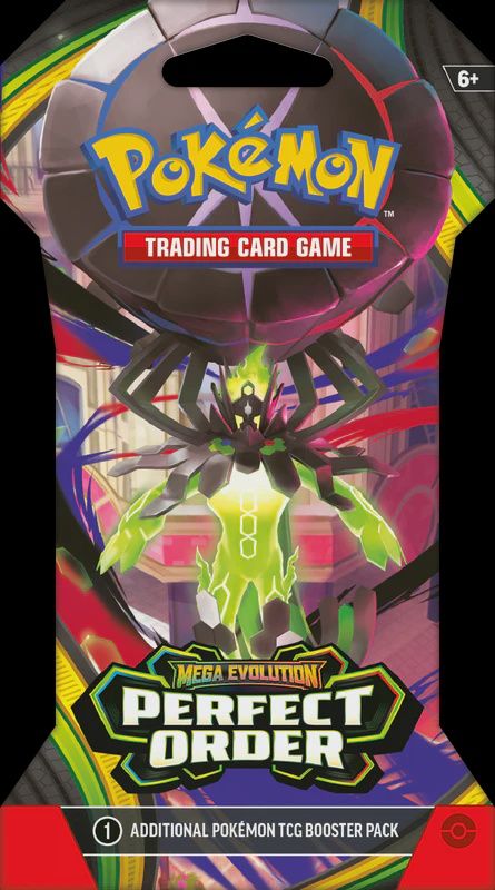 Pokemon Mega Evolution Perfect Order [ME03]  Sleeved Booster Pack