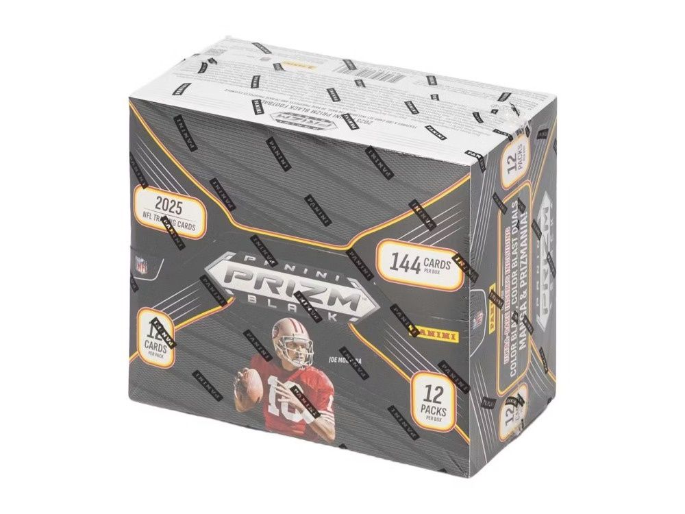 2025 Panini Prizm Black Football Hobby Box