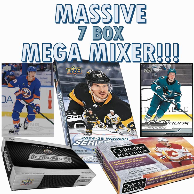 Break #5233 - 7 BOX MEGA MIXER | Bedard Engrained + OPC Platinum + Celebrini Series 2 + Schaefer Series 2 +++*Team Random* ANY 1/1 BOUNTY AT $1000