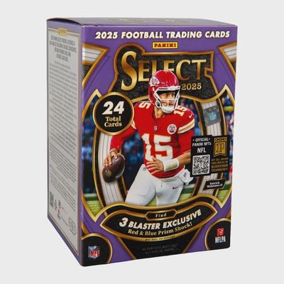 2025 Panini Select Football Trading Cards Blaster Box