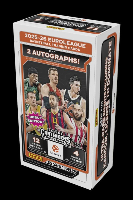 2025-26 Panini Contenders Euroleague Basketball Hobby Box