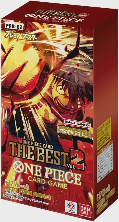 One Piece Card Game PRB-02 - The Best Vol 2 - Premium Booster Box (Japanese)