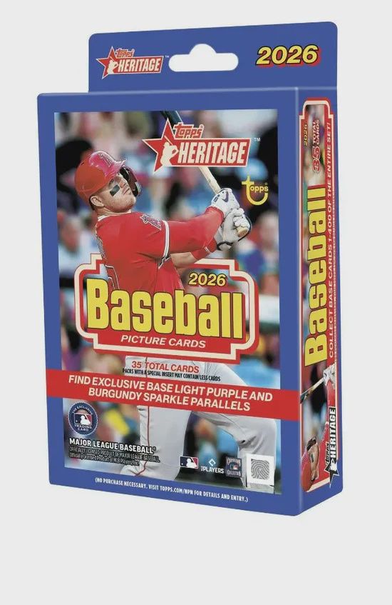 2026 Topps Heritage Baseball Hanger Box