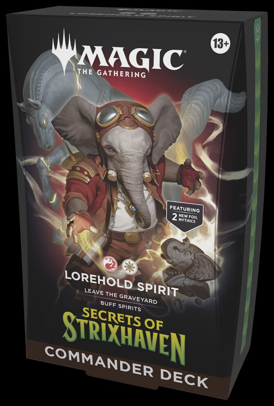 Magic The Gathering: Secrets Of Strixhaven Commander Decks | 5 Variations, Style: Lorehold Spirit