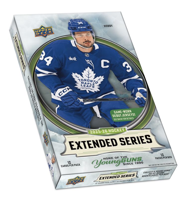 2025-26 Upper Deck Extended Series Hockey Hobby Box 2025-26 Upper Deck Extended Series Hockey Hobby Box