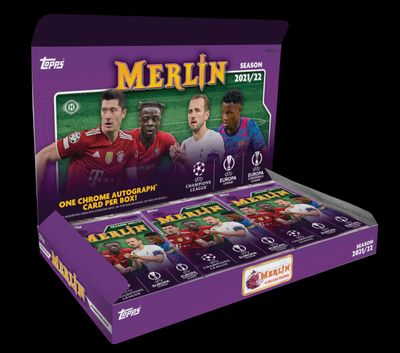 2021-22 TOPPS MERLIN UEFA CHAMPIONS LEAGUE HOBBY BOX