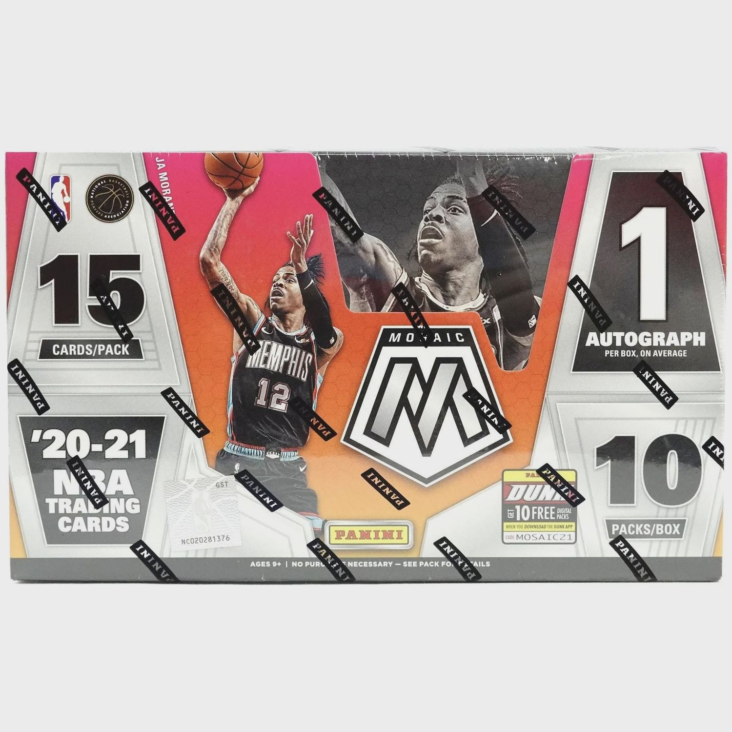 2020-21 Panini Mosaic Basketball Hobby Box