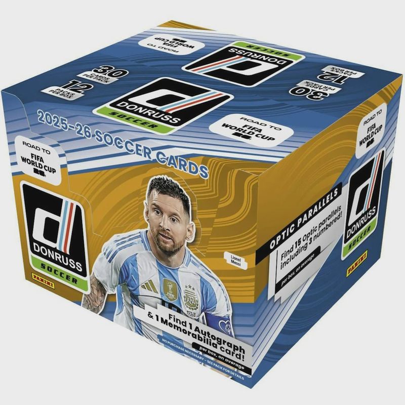 2025-26 Panini Donruss Road to FIFA World Cup Soccer Hobby Box