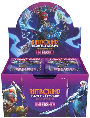 RIFTBOUND LEAGUE OF LEGENDS TCG UNLEASHED BOOSTER DISPLAY BOX