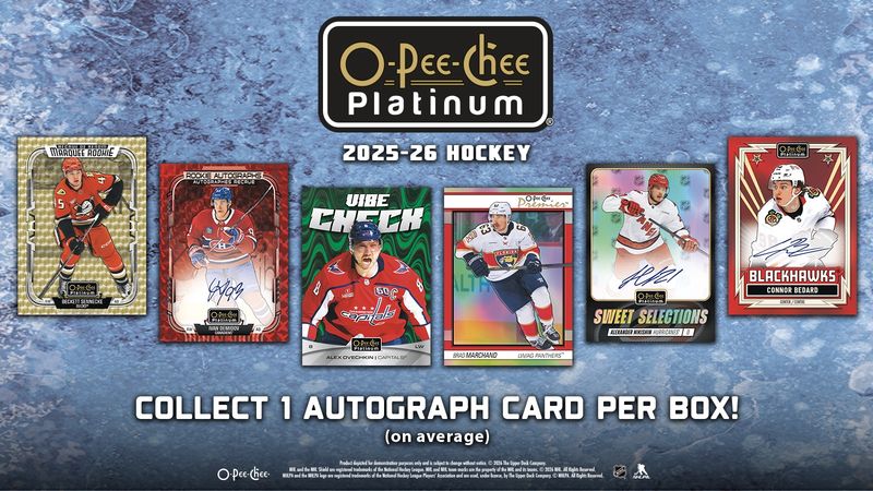 2025-26 OPC Platinum Hockey Hobby Box