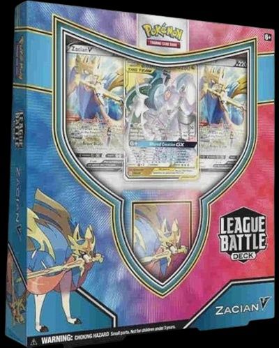 Pokemon Zacian V League Battle Deck Box