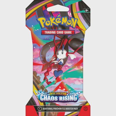 Pokemon Mega Evolution Chaos Rising [ME04] Sleeved Booster Pack