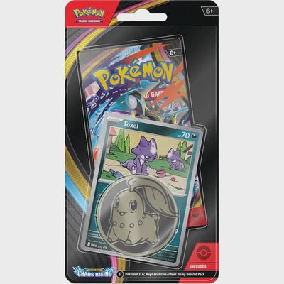 Pokemon Mega Evolution Chaos Rising [ME04] Checkline Blister Pack | Toxel