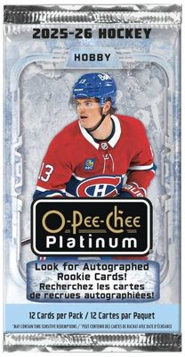 2025-26 OPC Platinum Hockey Hobby Pack