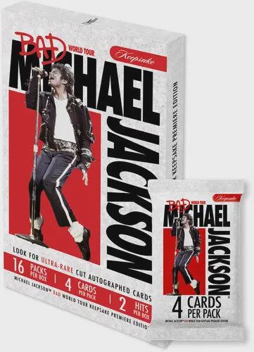 2025 Michael Jackson Bad World Tour Keepsake Premiere Edition Hobby Box
