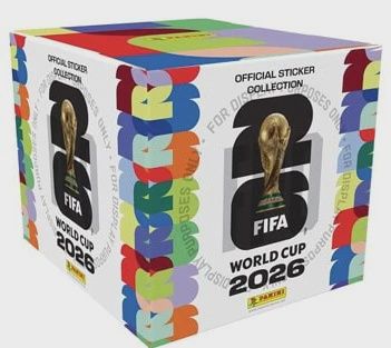 2026 Panini World Cup FIFA Soccer Sticker Box