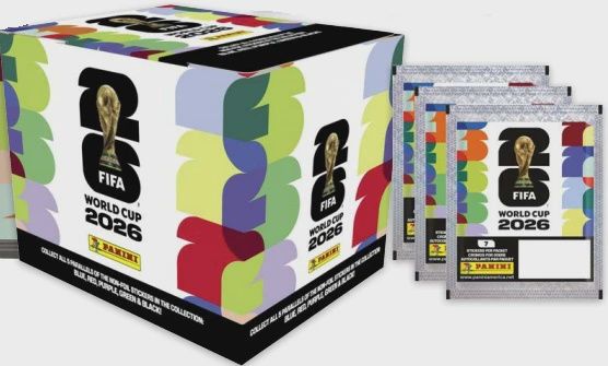 2026 Panini World Cup FIFA Soccer Sticker Box