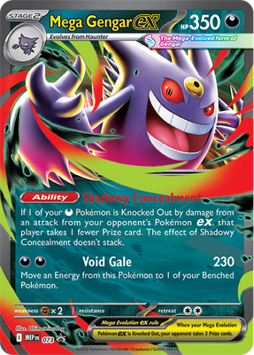 Pokémon Mega Evolution Moonlight Tin | Mega Gengar EX &amp; Mega Clefable EX