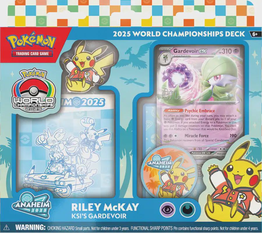 2025 Pokemon TCG World Championships Deck, Size: KSI's Gardevoir