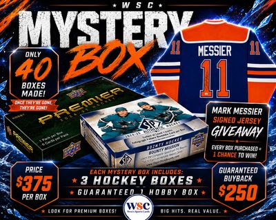 WSC BLACK BOX MYSTERY BOX VOL. 3 ... WIN A MARK MESSIER UDA Autographed Jersey!